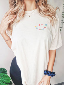 Oversized Cool Aunts Club White T Shirts