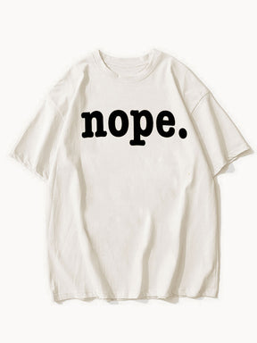 Nope. Tee