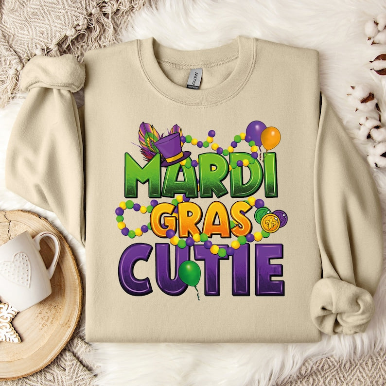 Mardi Gras Cutie Sweatshirt