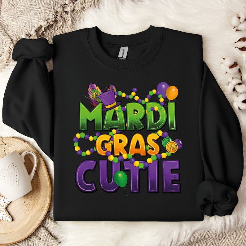 Mardi Gras Cutie Sweatshirt