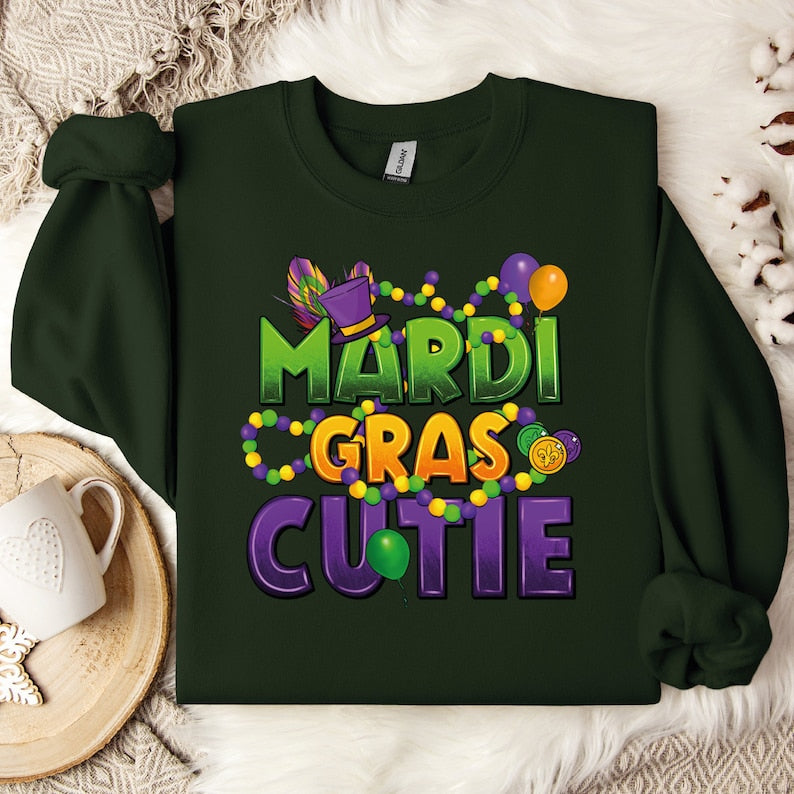 Mardi Gras Cutie Sweatshirt