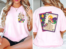 Skeleton Mardi Gras shirt