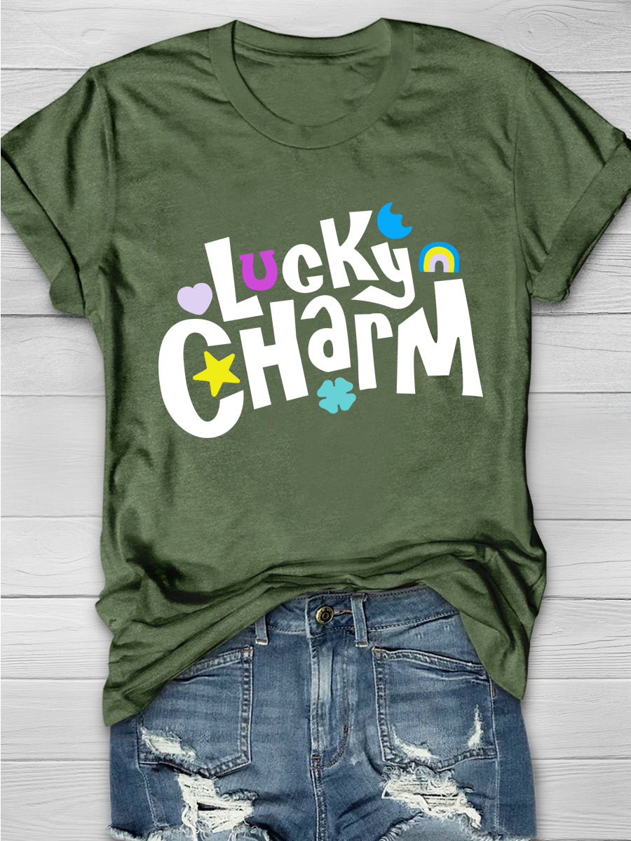 Eagerlys Eagerlys Lucky Charm Short Sleeve T-shirt