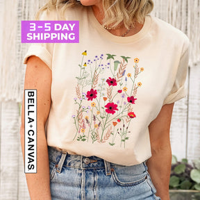 Flower Shirts Aesthetic Wild Flower Shirt