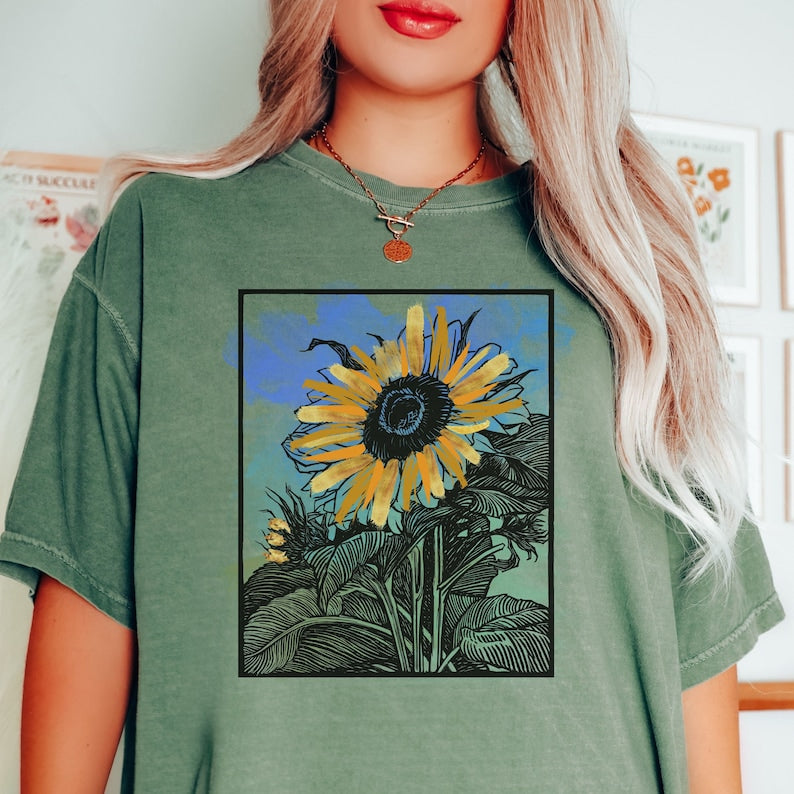 Sunflower Shirt Wildflowers Nature T Shirt