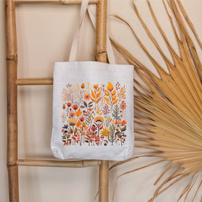 Cottagecore Boho Wildflower Tote Bag