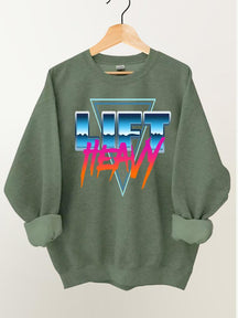 Lift Heavy Vintage Gym Sweatshirt