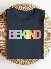 Rainbow Be Kind Suicide Prevention Mental Print Casual Sweatshirt