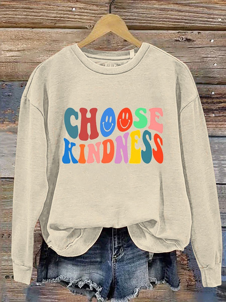 Choose Kindness Casual  Sweatshirt