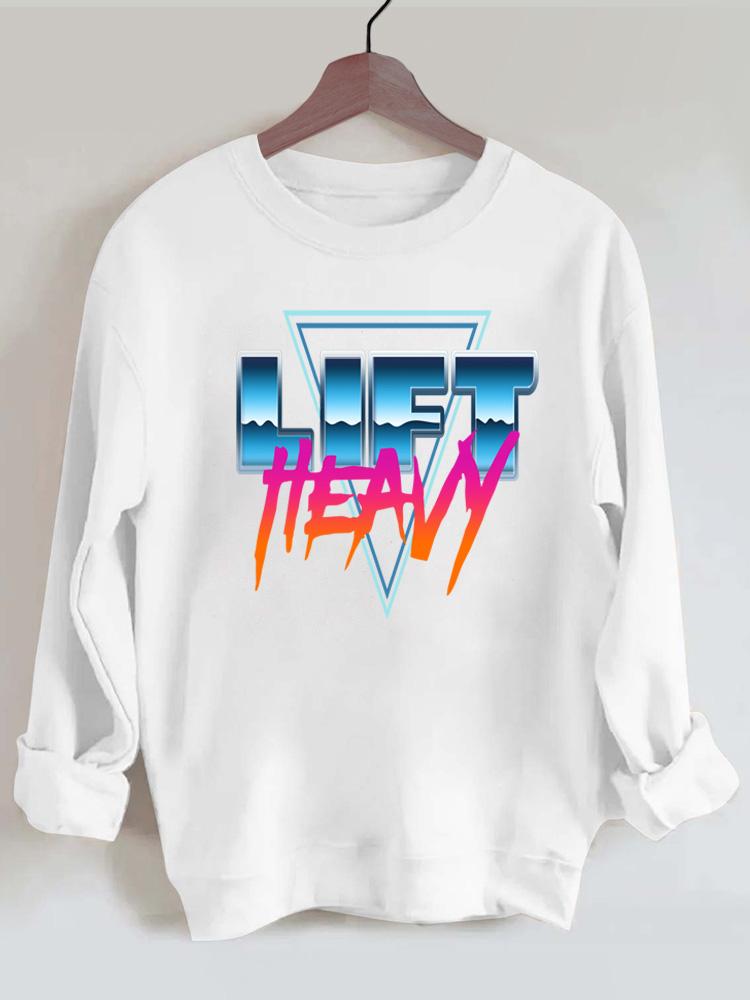 Lift Heavy Vintage Gym Sweatshirt
