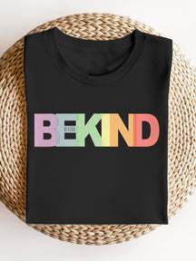 Rainbow Be Kind Suicide Prevention Mental Print Casual Sweatshirt