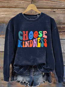 Choose Kindness Casual  Sweatshirt