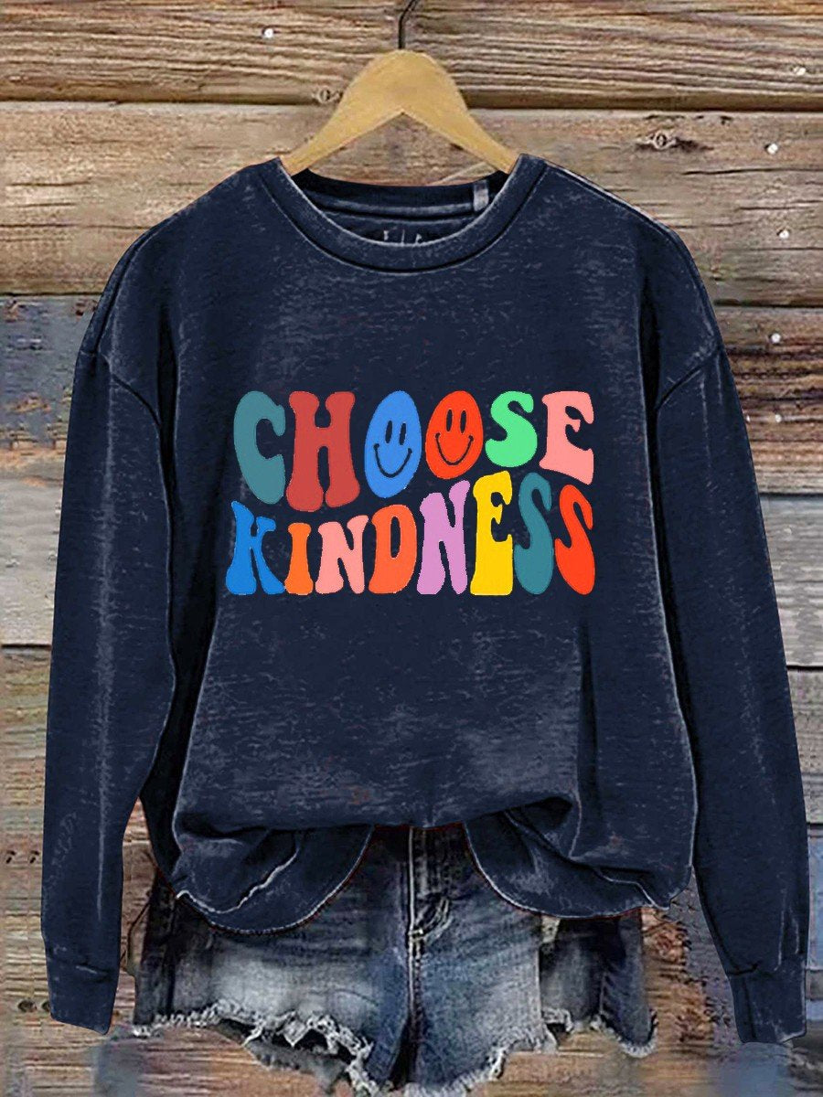 Choose Kindness Casual  Sweatshirt