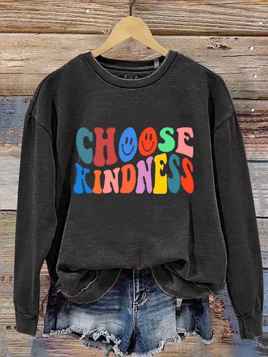 Choose Kindness Casual  Sweatshirt