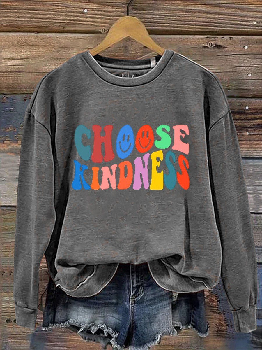 Choose Kindness Casual  Sweatshirt