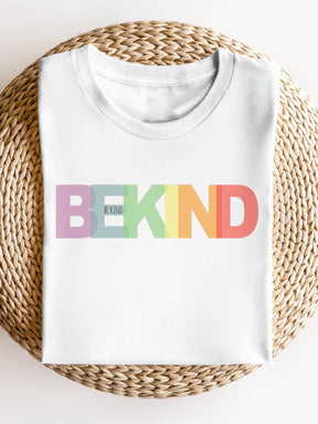 Rainbow Be Kind Suicide Prevention Mental Print Casual Sweatshirt