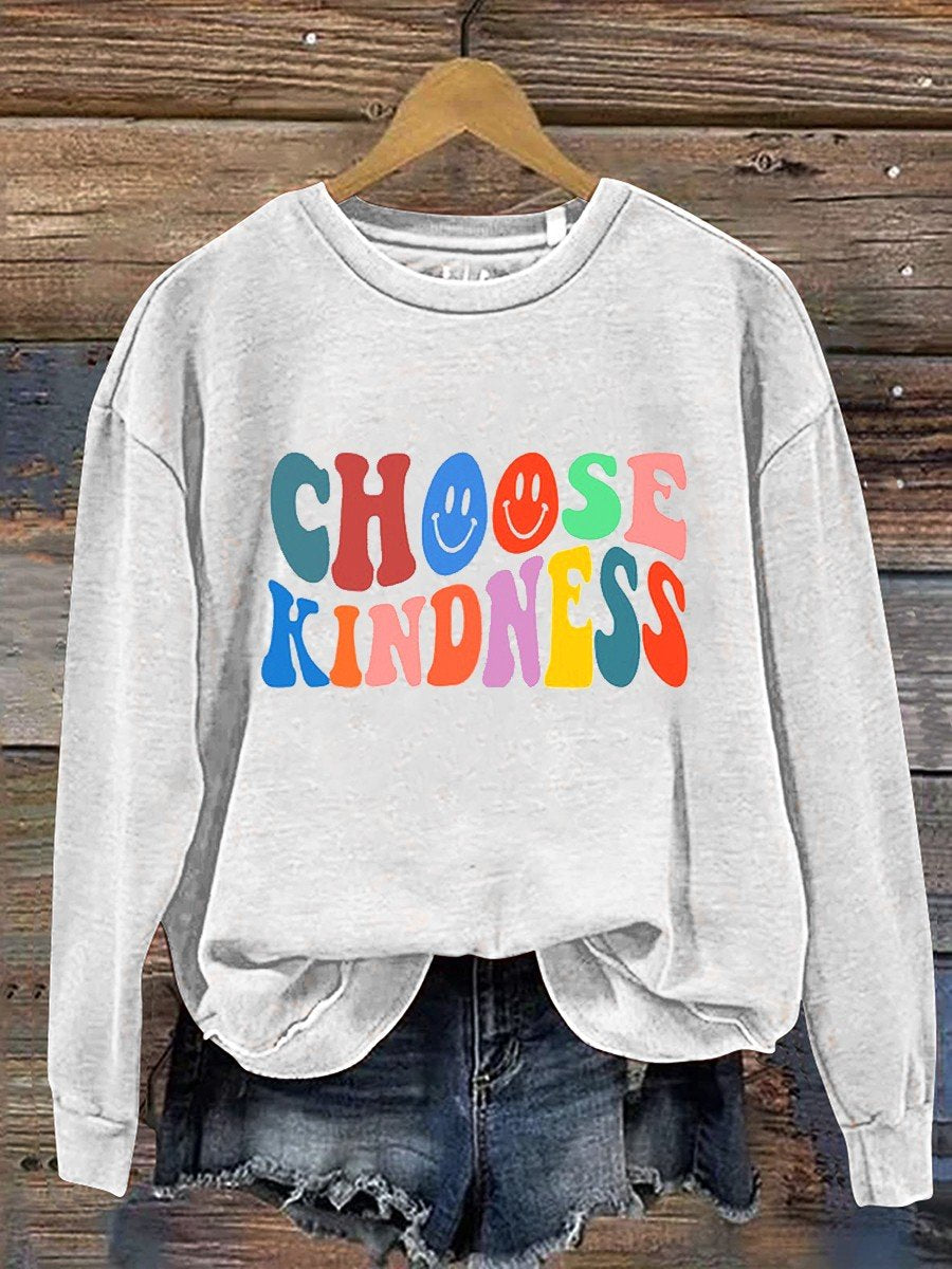 Choose Kindness Casual  Sweatshirt