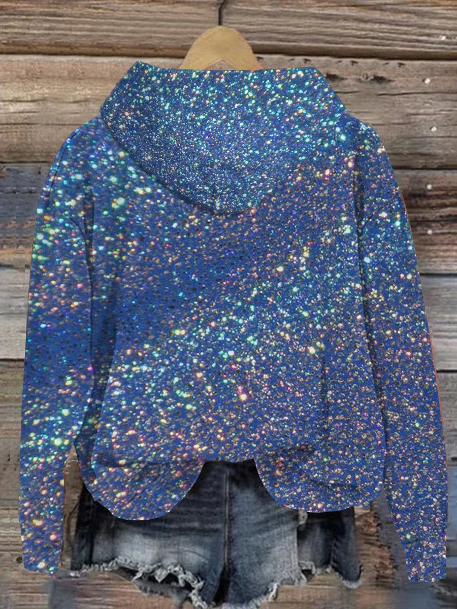 Women's Men's Unisex Shiny Multicolor Be Kind Suicide Prevention Mental Print Casual Hoodie