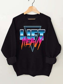 Lift Heavy Vintage Gym Sweatshirt