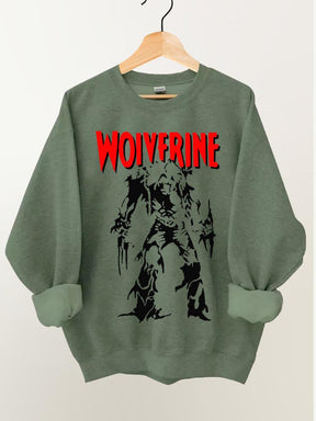 Wolf Vintage Gym Sweatshirt